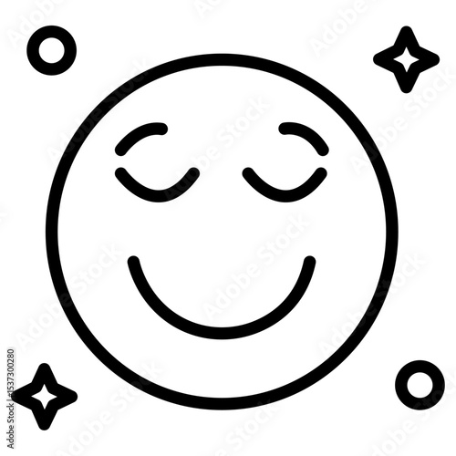 pleasure icon Thin line vector design