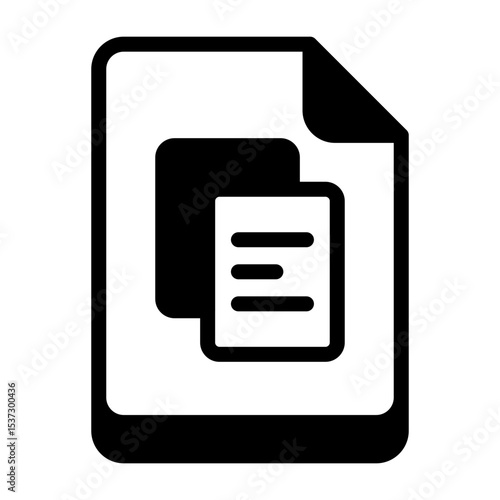 Copy Document Vector Icon