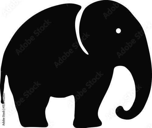 vector illustration of an elephant