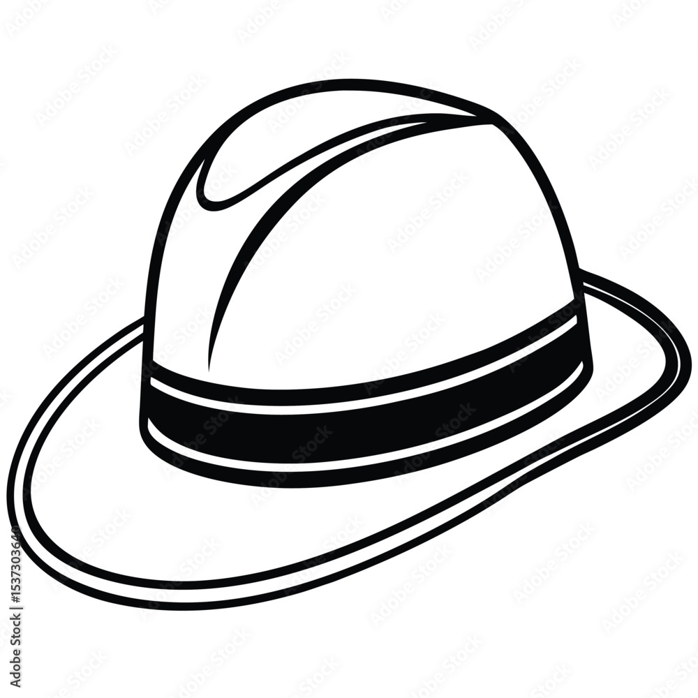 silhouette hat mockup on white background silhouette hat mockup on white background