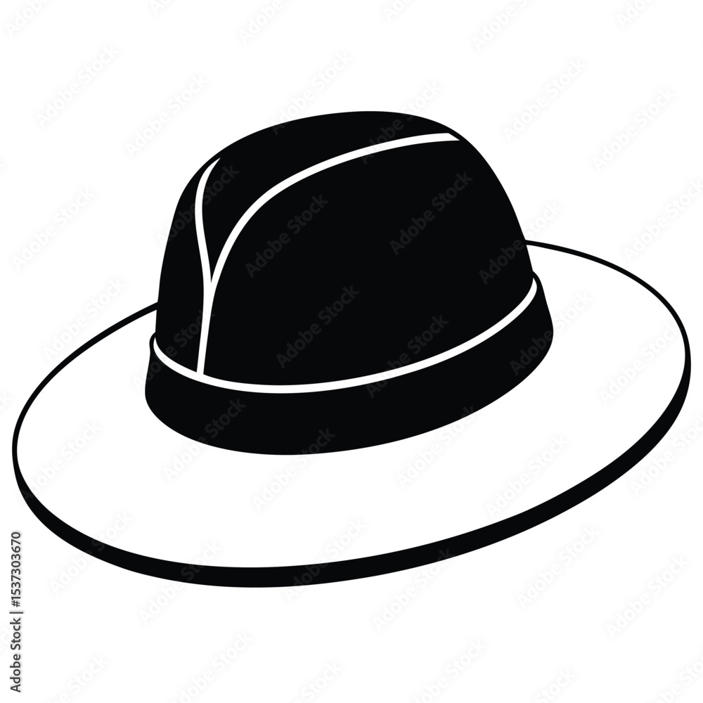 silhouette hat mockup on white background silhouette hat mockup on white background