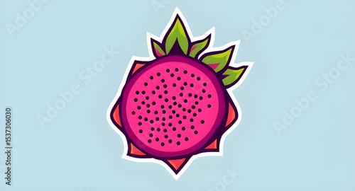 Dragon fruit icon, Dragon fruit vector, Dragon fruit illustration, Whole dragon fruit, Sliced dragon fruit, Pink dragon fruit, White flesh dragon fruit, Red dragon fruit, Yellow dragon fruit, Pitaya f
