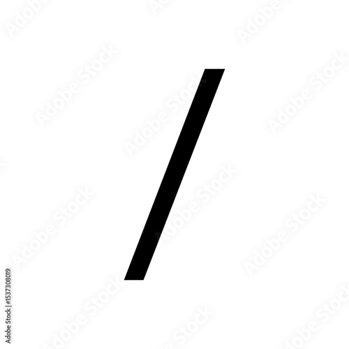 Forward slash / or solidus