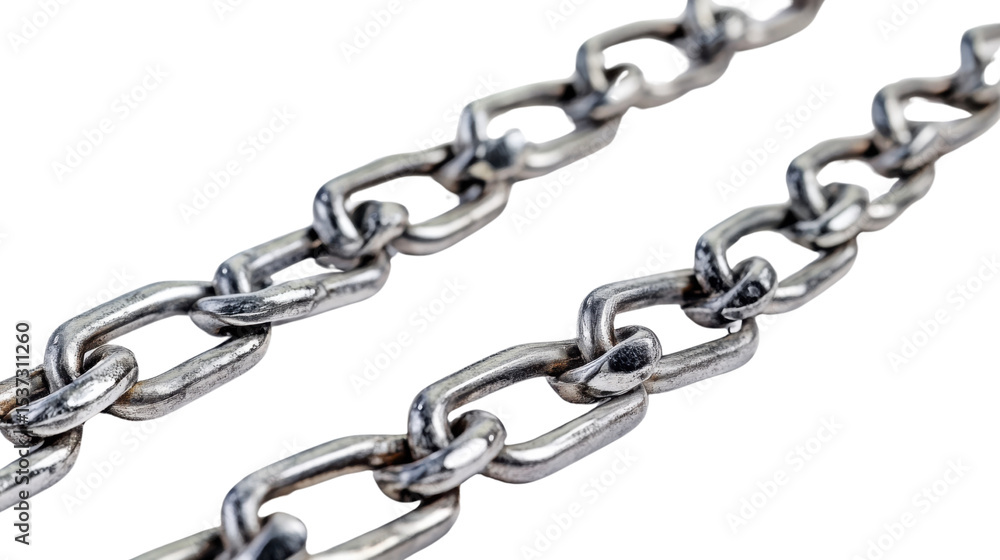 metal chain isolated on white background metal chain isolated on white background