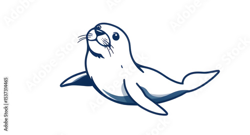 Sea lion icon, Sea lion vector, Marine mammal icon, Ocean animal, Sea lion silhouette, Sea lion illustration, Cute sea lion, Cartoon sea lion, Swimming sea lion, Sea lion clipart, Sea lion drawing, Se