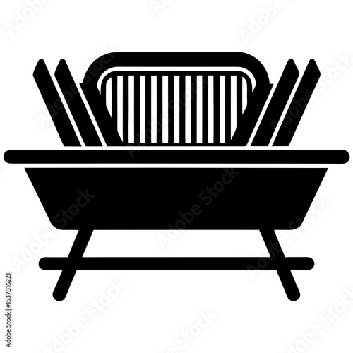 kitchen utensils on a white background