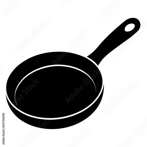 frying pan isolated on white background