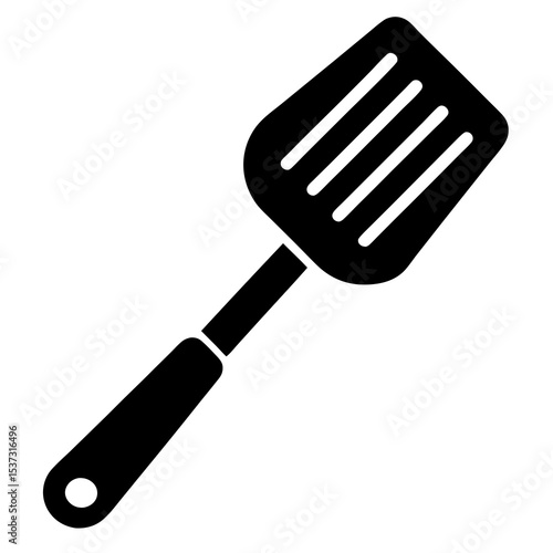 kitchen spatula isolated on white