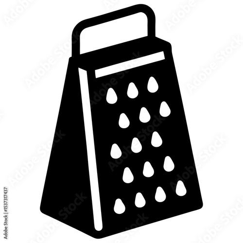 grater on white background