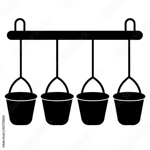 set of kitchen utensils isolated on white