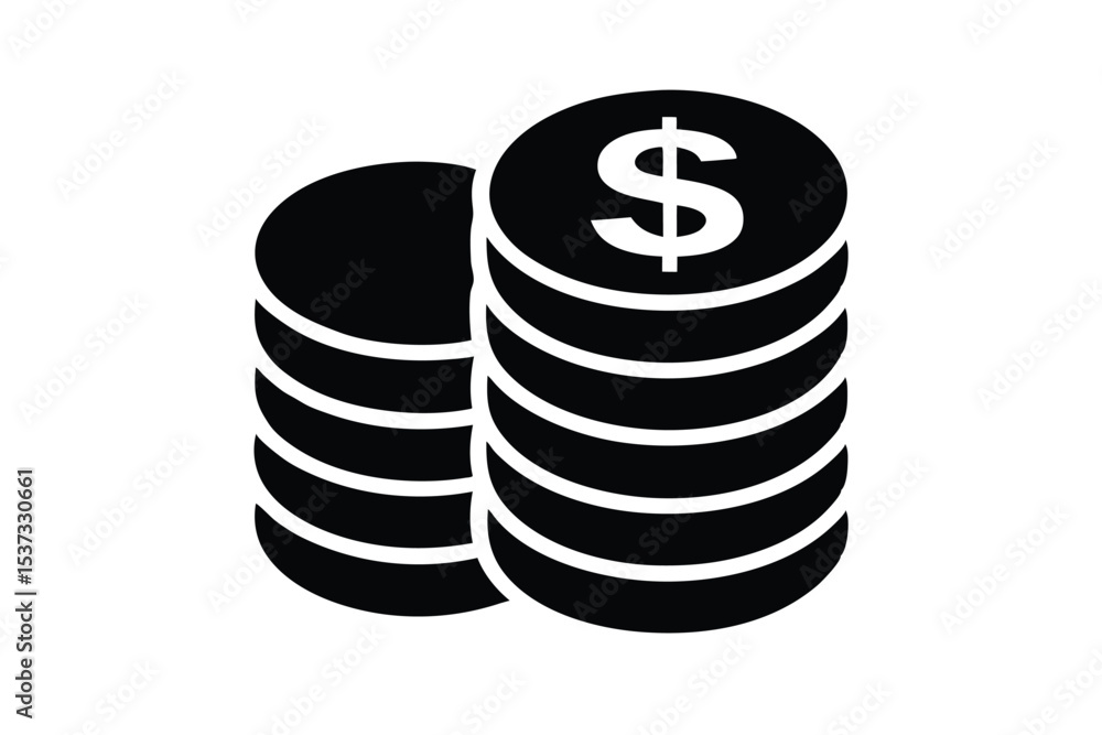 vector illustration of a dollar symbol vector illustration of a dollar symbol
