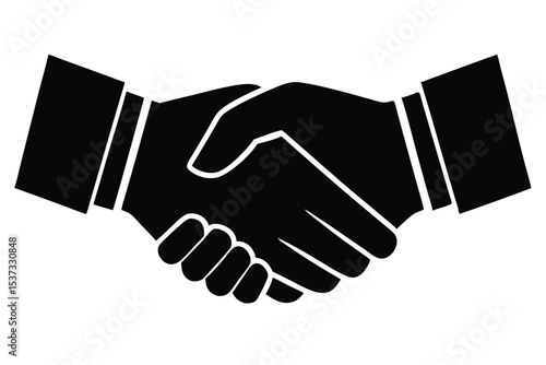 handshake vector illustration