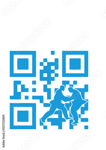 code qr i love judo