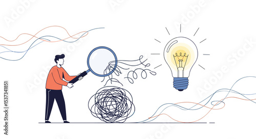 Unraveling Complexity Transforming Tangled Thoughts into Bright Ideas Discovering Solutions