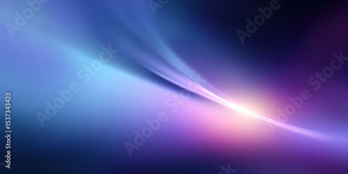 Abstract Light Streaks in Blue and Purple  Ideal for Technology Backgrounds and Modern Design