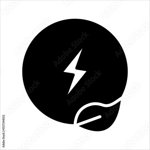Renewable energy Icon Symbol isolated white background. vector illustration. color editable. Free Download Renewable energy Icon Symbol isolated white background. vector illustration. color editable. - GFXLoad