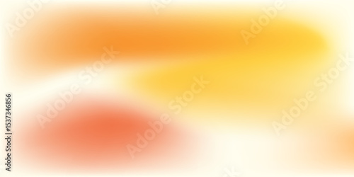 Soft background orange white gradient color. Minimalist fluid background.  vector eps 10