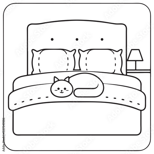 bold and easy Cozy Spaces coloring book pages, Cozy Spaces  coloring book, bold and easy coloring pages, coloring book, line art, illustration, victor, black and white