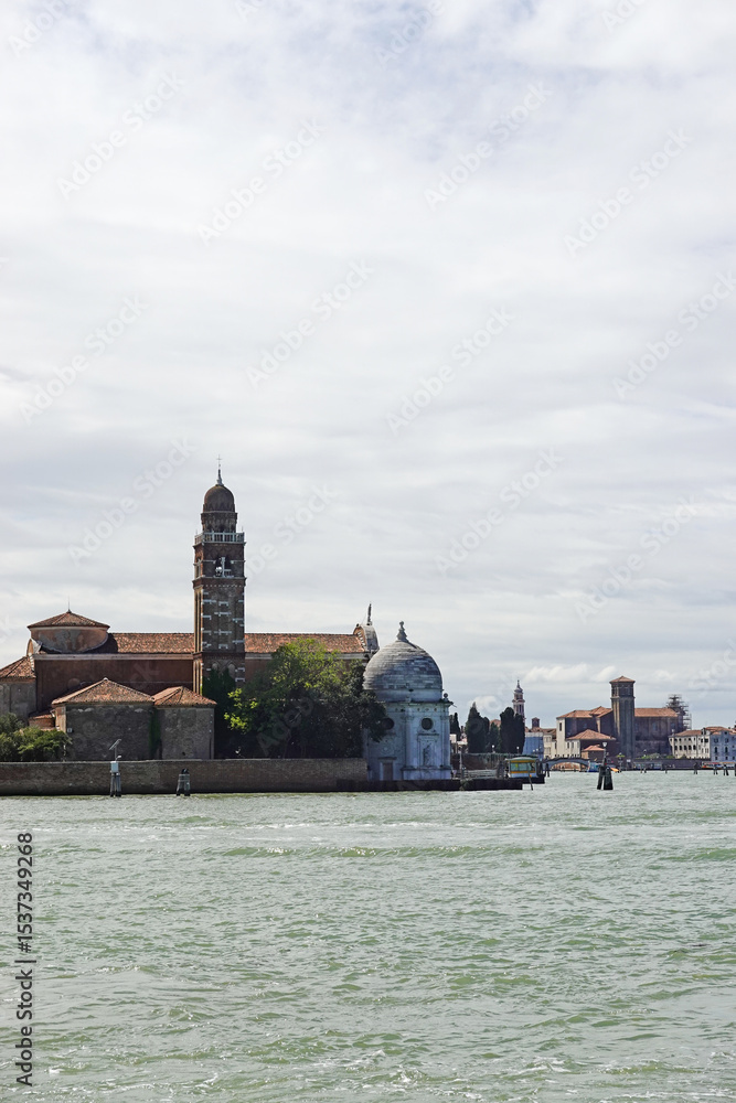 Fototapeta premium San Michele cemetery in Venice, Italy 