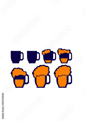 evolution biere remplis alcool humour