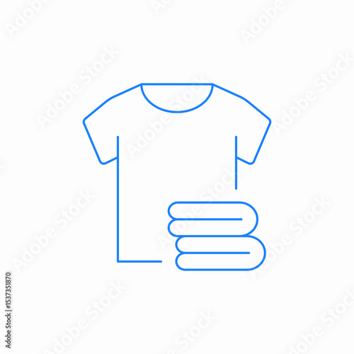 clean clothes icon sign vector