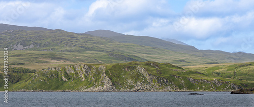 Fotografie Rolling green hills of the Isle of Islay