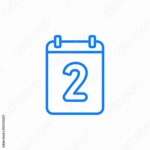 daily schedule icon sign vector