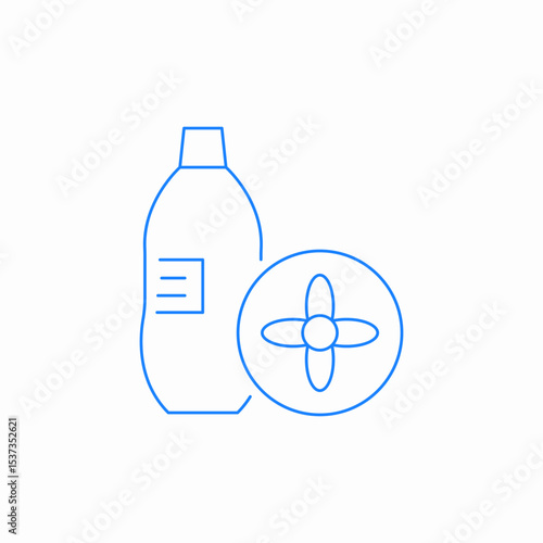 fabric softener icon sign vector