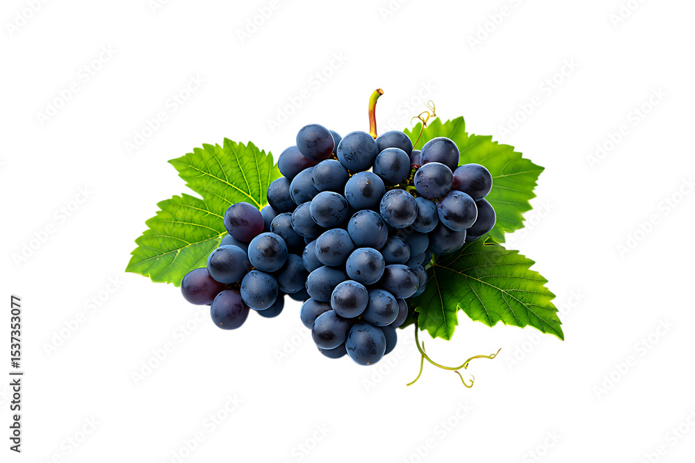 Fototapeta premium Juicy Red Grapes Fresh, Ripe, and Ready to Eat
