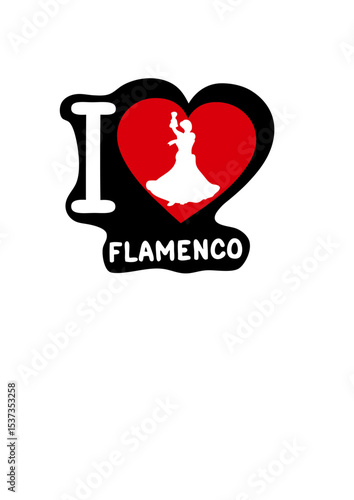 love coeur flamenco danse  
