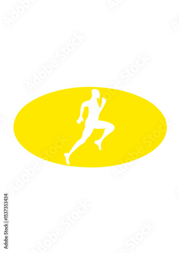 sprint athletisme logo bat sport