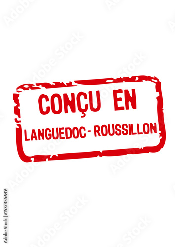 conçu etiquette languedoc roussillon naissance
