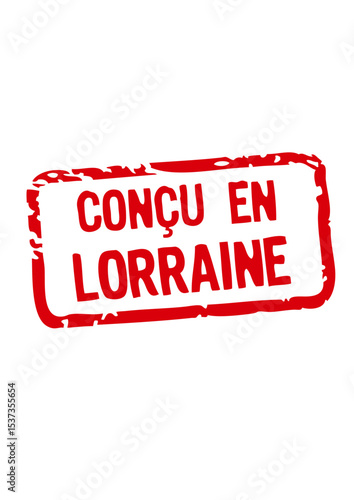 conçu étiquette lorraine naissance