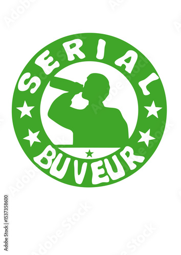 serial buveur logo alcool apero
