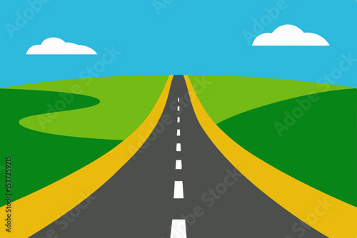 road in the field