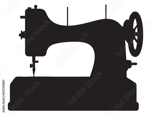 SEWING MACHINE SILHOUETTE