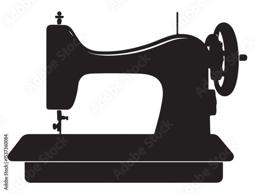 SEWING MACHINE SILHOUETTE
