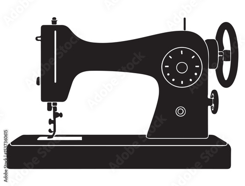 SEWING MACHINE SILHOUETTE