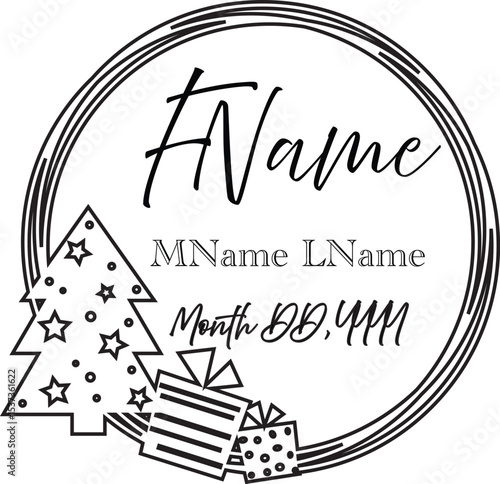 Family Tree Individual Christmas Ornament