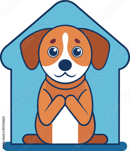 International Homeless Animals Day Vector Illustration for T-Shirt Printing Poster and Digital Design