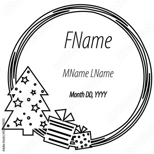 Family Tree Individual Christmas Ornament