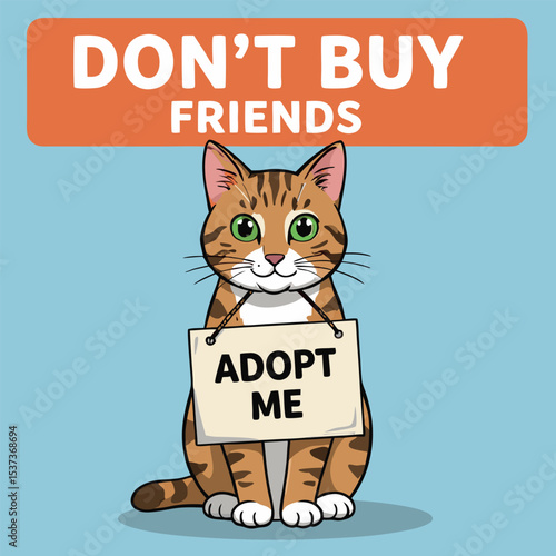 International Homeless Animals Day Design Encouraging Adoption for T-Shirt Poster and Vector Art Projects