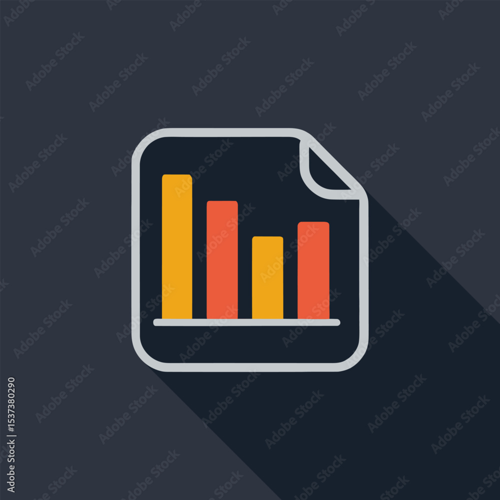 Bar chart icon, Growth chart sign, Progress bar symbol vector Illustration Bar chart icon, Growth chart sign, Progress bar symbol vector Illustration
