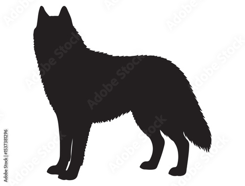 SIBERIAN HUSKY SILHOUETTE