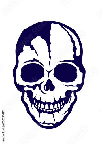 tete de mort crane halloween