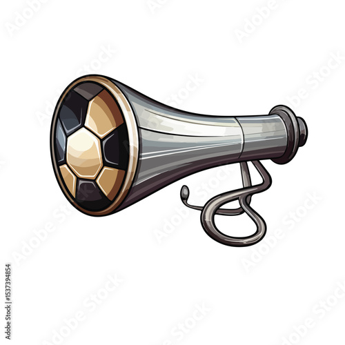 Soccer Corner Accessory Isolated Icon Vector Illustration for Sports Events