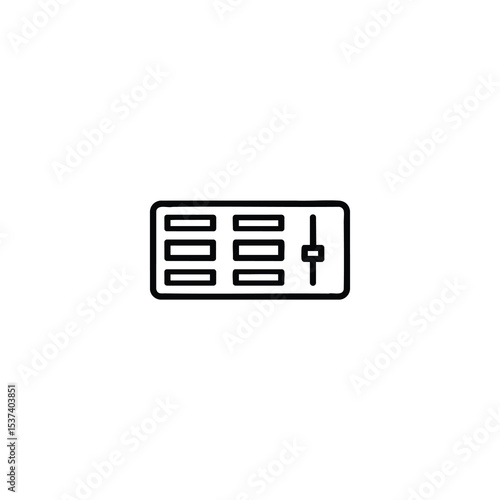 DAW Timeline Grid Interface Icon