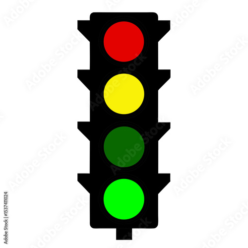 red traffic light