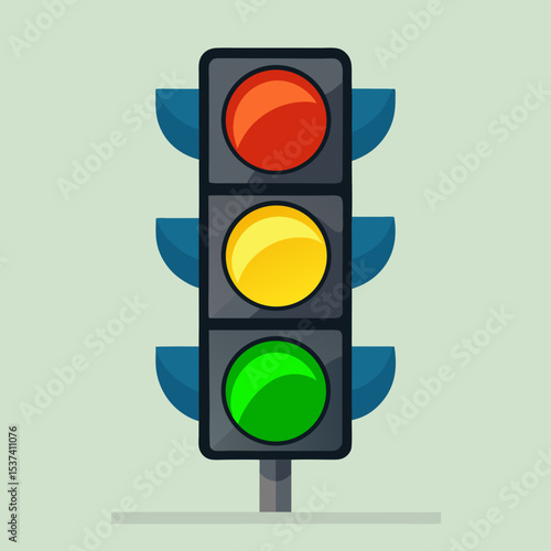 red traffic light