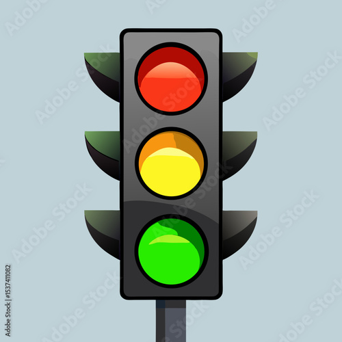 red traffic light